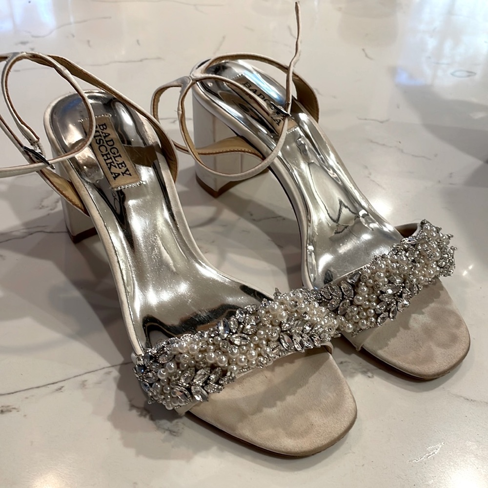 Badgley Mischka Clara Embellished Sandal